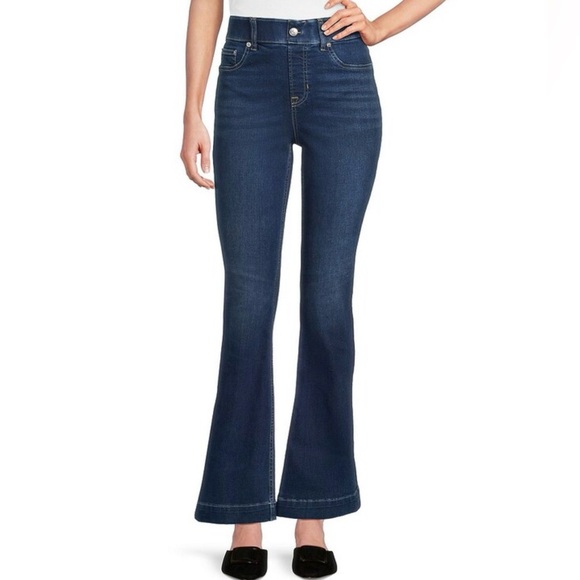 SPANX Denim - SPANXshape EveryWear Pull On Zero Waistband Micro Flare Jeans